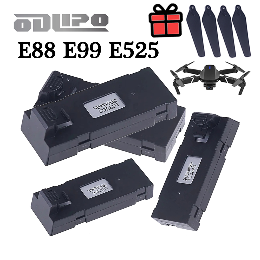 Eachine Drone E58 - Baterai LiPo E88 3.7V 5000mAh Cadangan