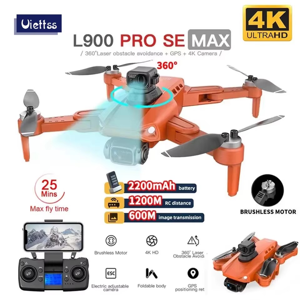L900 Pro / SE / MAX Drone 4K p - Drone Kit Vtol ulasan dan harga