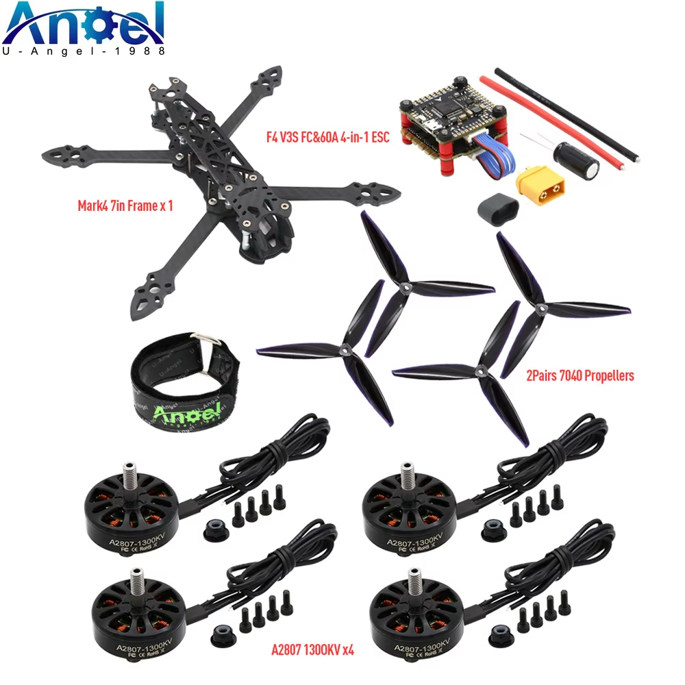 Mark4 Mark 4 7 inci 295mm FPV  - Drone Kit Beginner ulasan dan harga